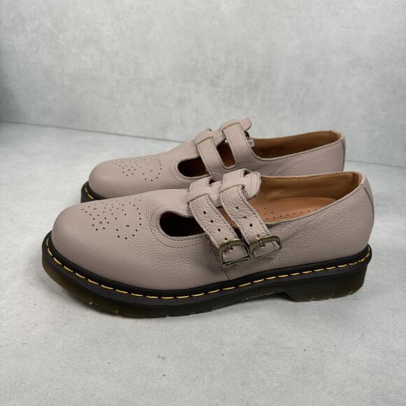 Dr Martens Shoes Womens Size 10 Ambassador Mary Jane Double Strap Heart Cutout - Picture 4 of 11